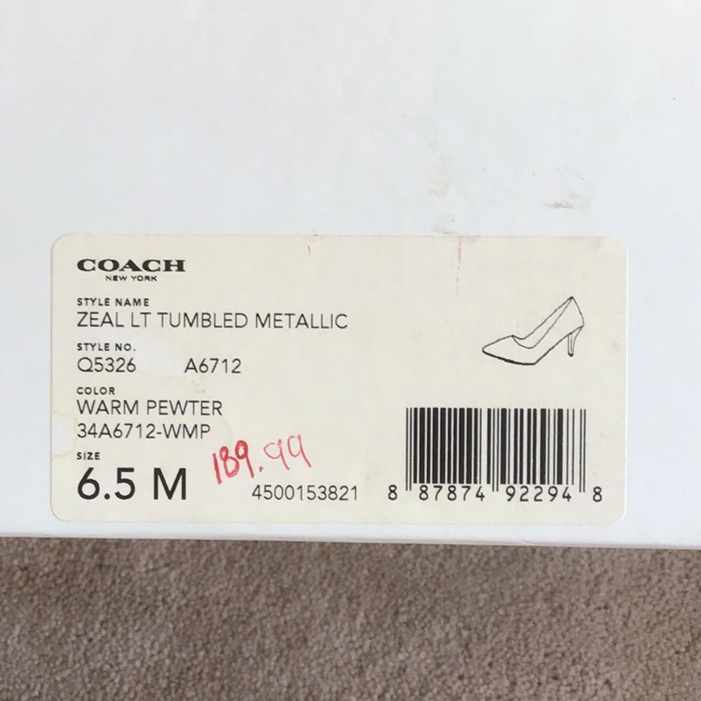 Coach Metallic Pumps - Picture 3 of 4